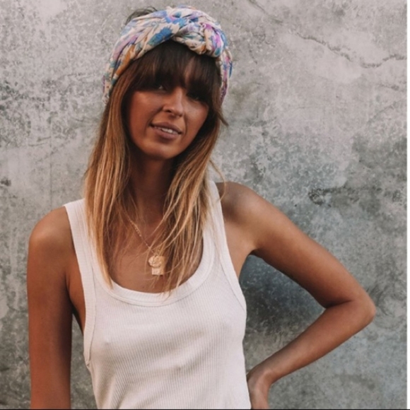 New spell designs lovebird vintage travel scarf love bird chamomile one size os - Picture 3 of 16